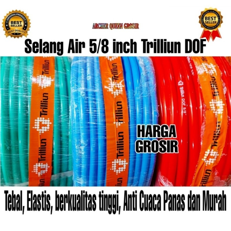 Jual Selang Air Elastis Tebal Mm Trilliun Dof Inch Harga Roll