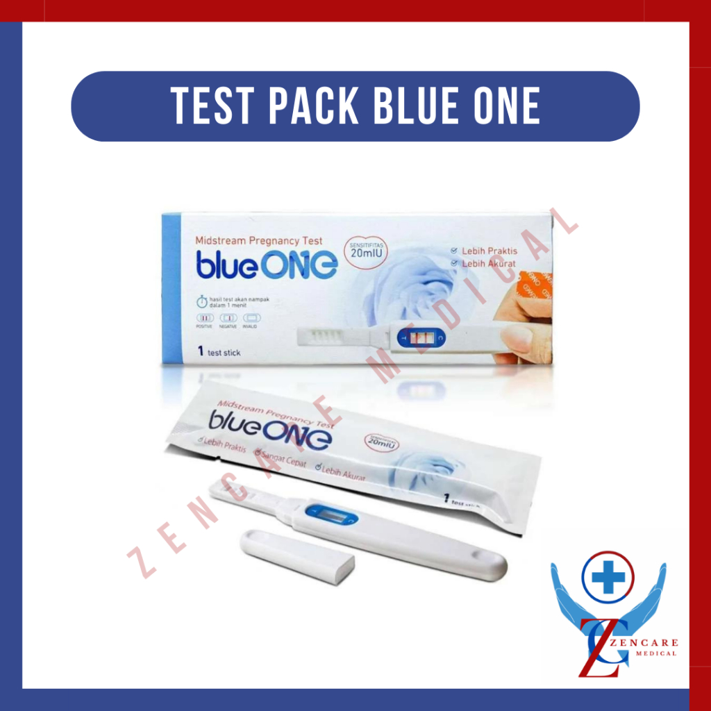 Jual Test Pack Blue One Onemed Test Kehamilan Instant Shopee Indonesia