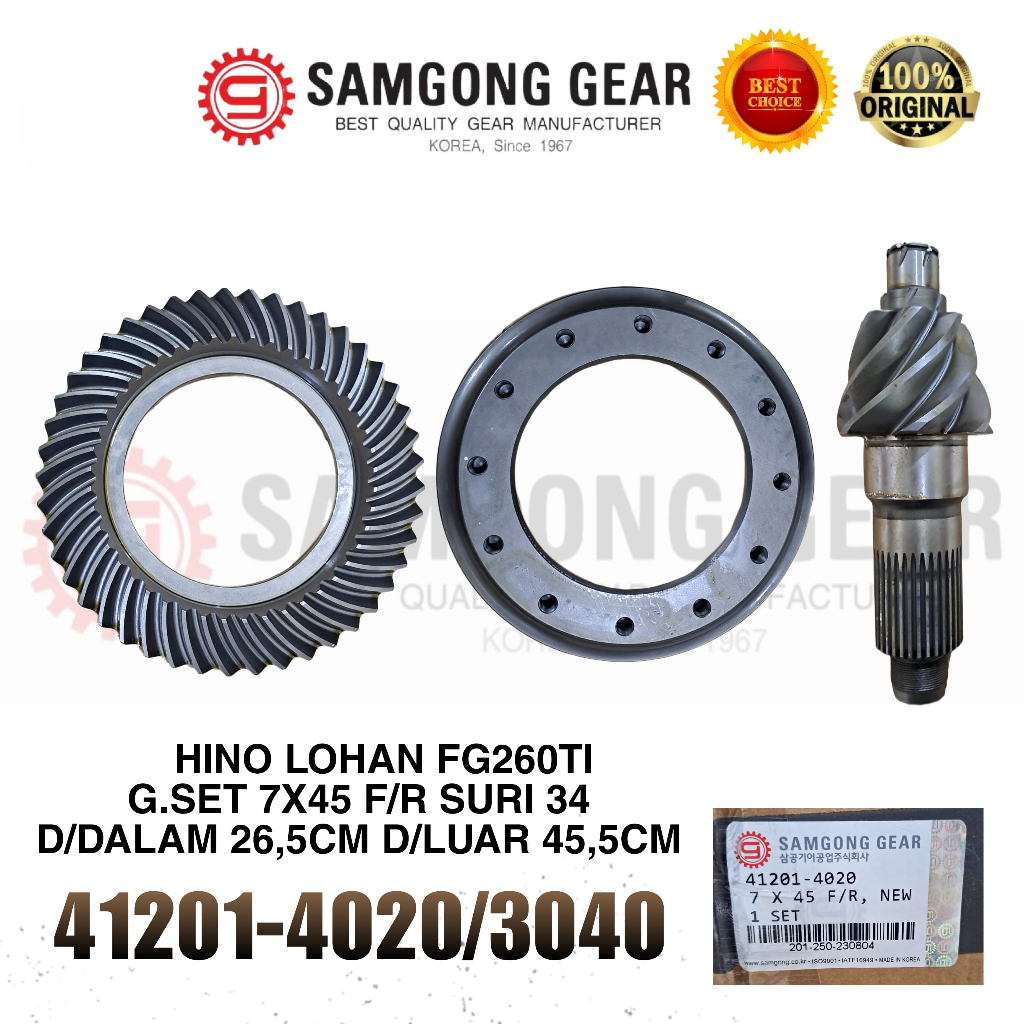 Jual Gear Set Gigi Gardan Hino Lohan Fg Ti Samgong