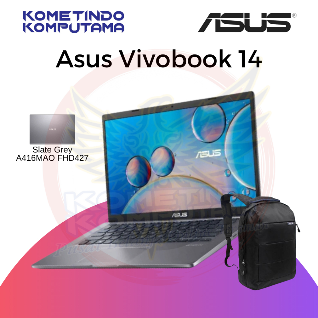 Jual Laptop Asus Vivobook 14 A416MAO FHD427 Celeron N4020 8GB 256GB 14