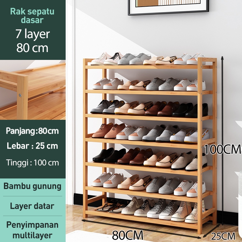 Jual Rak Sepatu Susun Kayu Rak Kayu Serbaguna Rak Sepatu Rak Sepatu