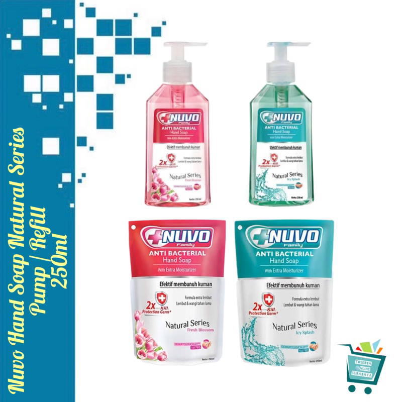 Jual Nuvo Hand Wash Hand Soap Sabun Cuci Tangan Anti Bacterial