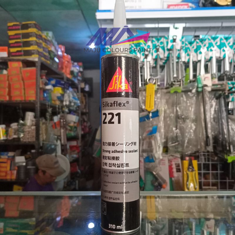 Jual SILICONE SEALANT SIKAFLEX 221 HITAM 490 ML Shopee Indonesia