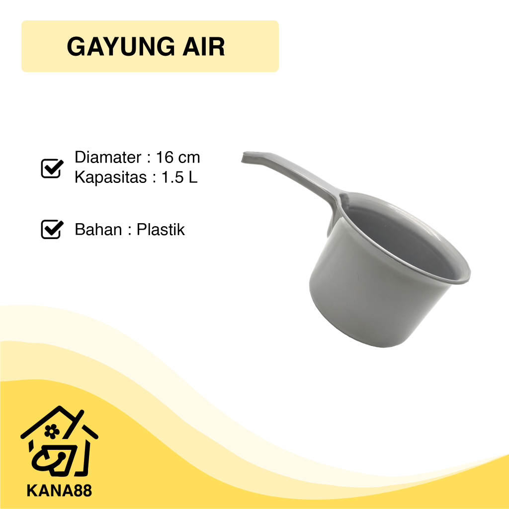 Jual Gayung Mandi S Nyoto Gayung Air Plastik Tebal Polos Ciduk Air