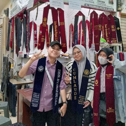 Jual 1HARI JADI Selempang Wisuda Kalung Tanpa Pita Selempang Express