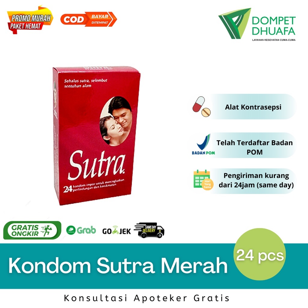 Jual Kondom Sutra Merah Isi 24 Pcs Shopee Indonesia