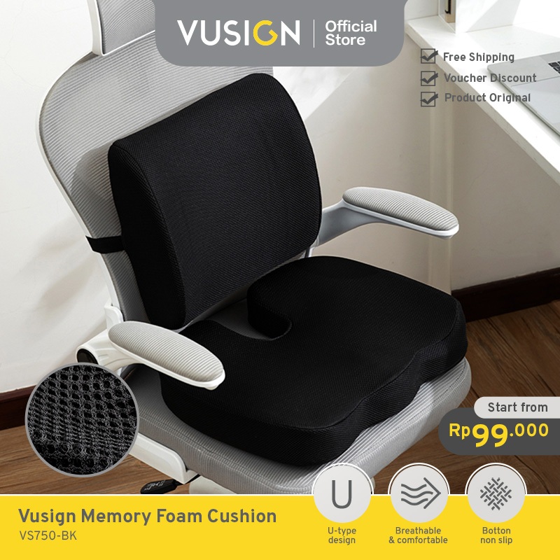 Jual Vusign Cushion Bantal Sender Dan Duduk Sandaran Punggung Alas