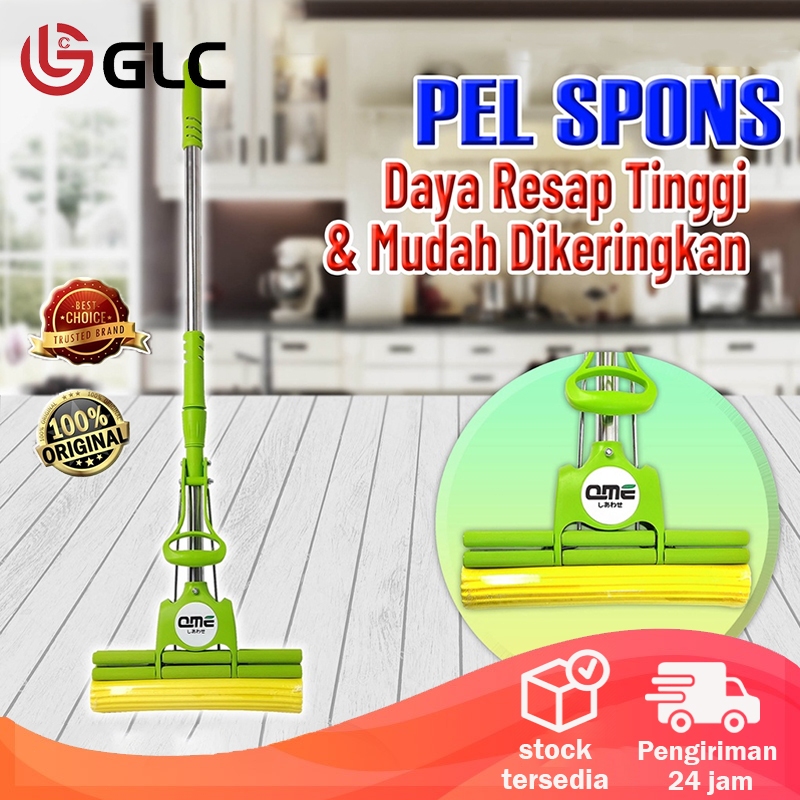 Jual Alat Pel Lantai Spons Tipe Sekrup Floor Mop Pembersih Lantai