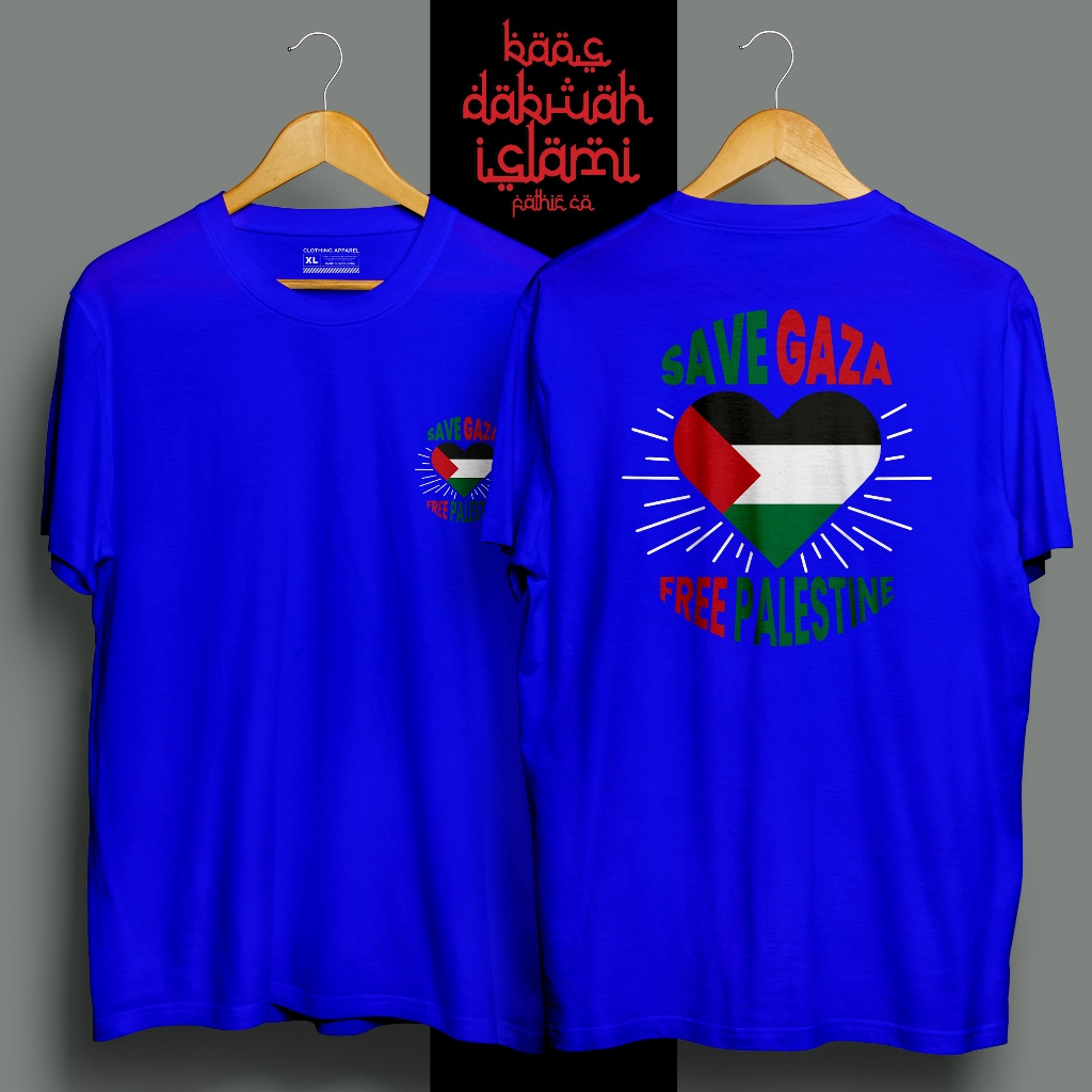 Jual Kaos Palestina Dakwah Islami Depan Belakang Viral Terbaru Kekinian