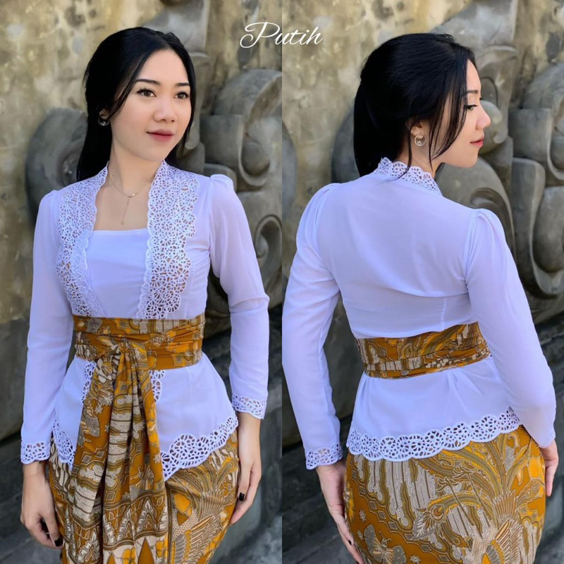 Jual Kebaya Bordir Bali Tangan Pecah Murah Terlaris Kebaya Kutu Baru