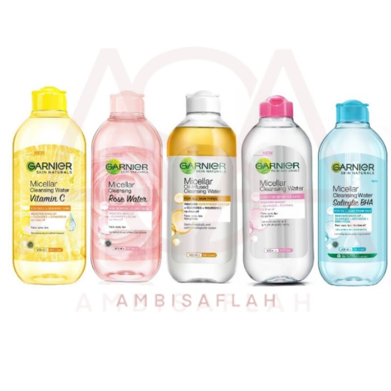 Jual Garnier Micellar Water Ml Pink Salicylic Bha Vitamin C