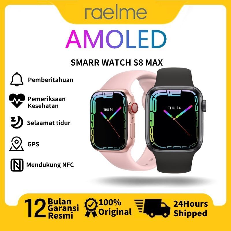 Jual Raelme Smart Watch Max Inci Layar Gps Nfc Wireless Charging