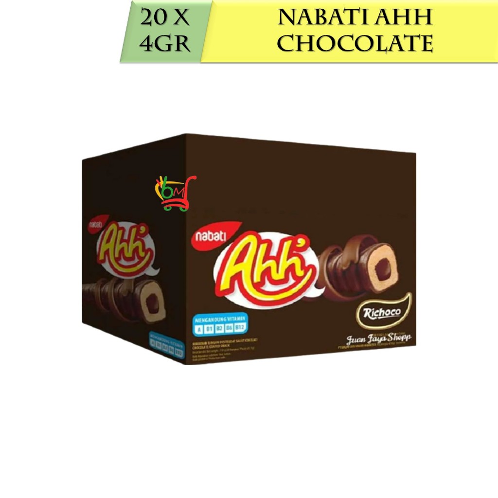 Jual Nabati Ahh Chocolate Kemasan Box Isi Pcs Shopee Indonesia