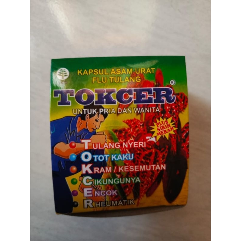 Jual Tokcer Herbal Kapsul Asam Urat Dan Flu Tulang Shopee Indonesia