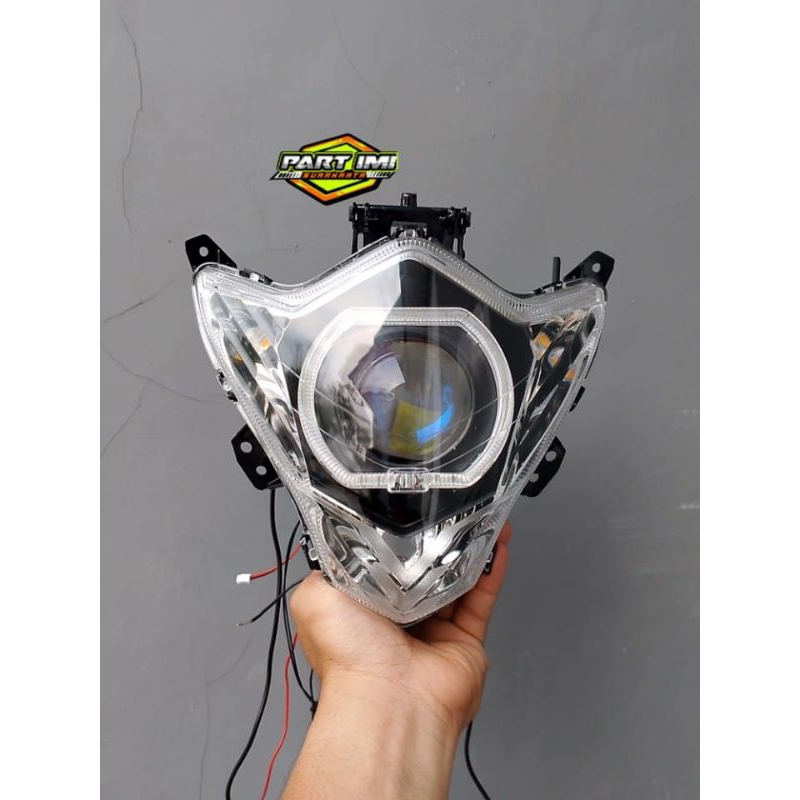 Jual Lampu Depan Satria Fu Facelit Set Biled Aes Turbo Experience