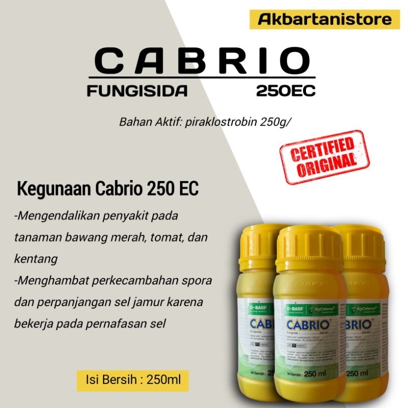 Jual Fungisida Cabrio 250ec 250ml Shopee Indonesia