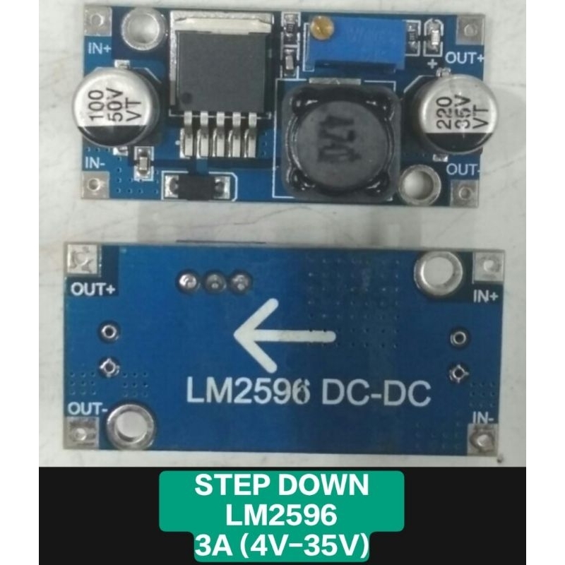 Jual Kit Modul Step Down LM2596 3A Stepdown DC LM 2596 Module Shopee