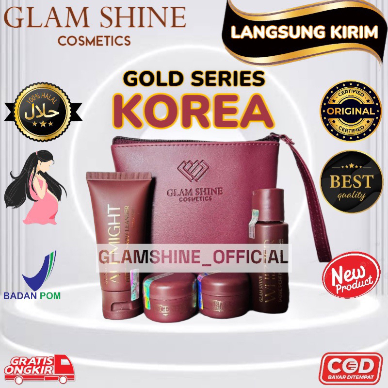 Jual Glamshine Skincare Formula Korea Gold Series Glamshine Official