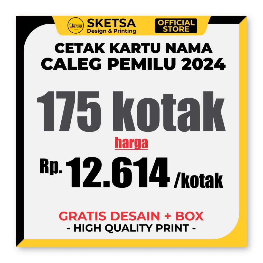 Jual Termurah Kartu Caleg Sisi Kartu Nama Caleg Kartu Nama