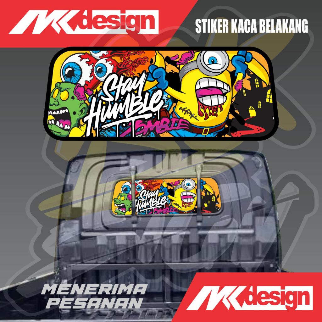 Jual Stiker Kaca Belakang Semua Pick Up One Way L Granmax T Ss Dll