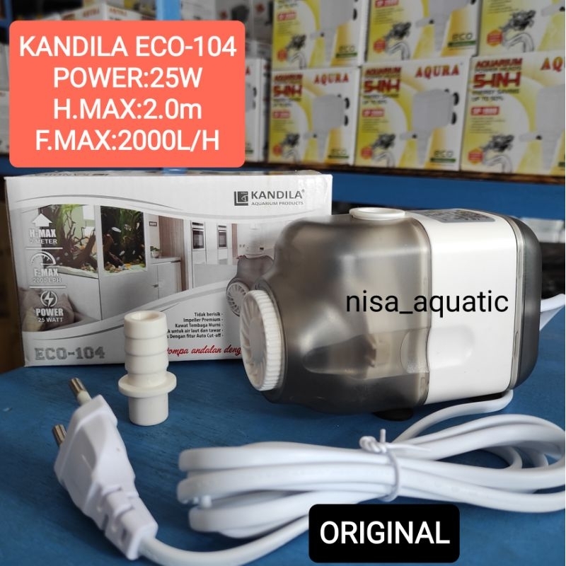 Jual Mesin Pompa KANDILA ECO 104 Pompa Celup Filter Aquarium Kolam