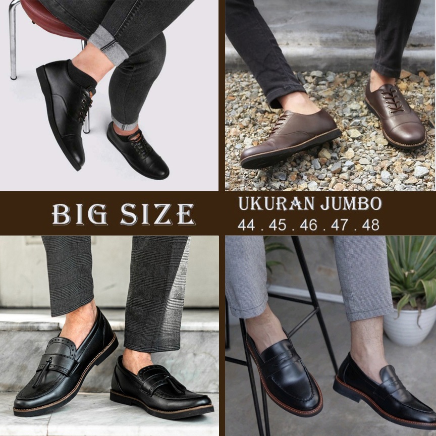 Jual Big Size Shoes Oxford Sepatu Casual Formal Pria Ukuran Besar