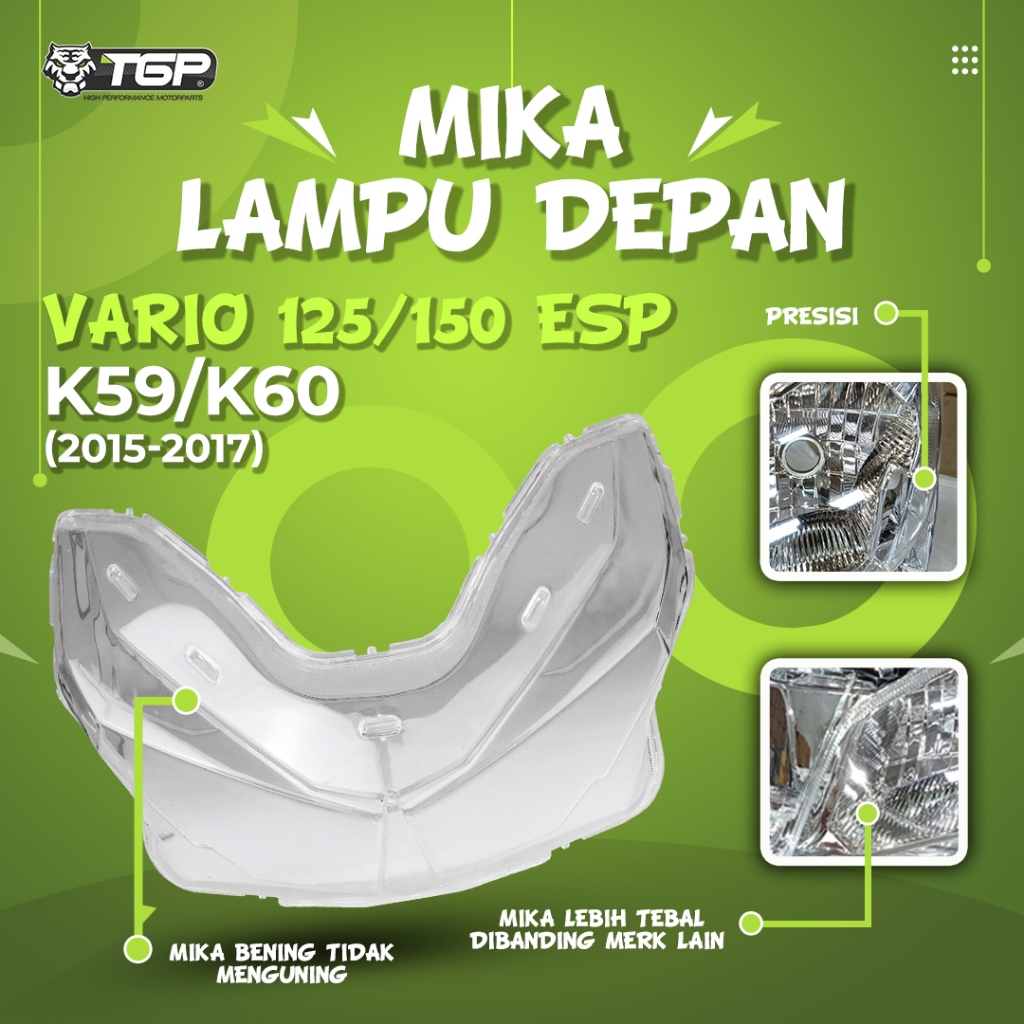 Jual Mika Lampu Depan Vario Esp Led Shopee Indonesia