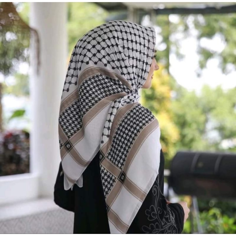 Jual Jilbab Palestina Segi Empat Palestin Terbaru Hijab Palestine Voal