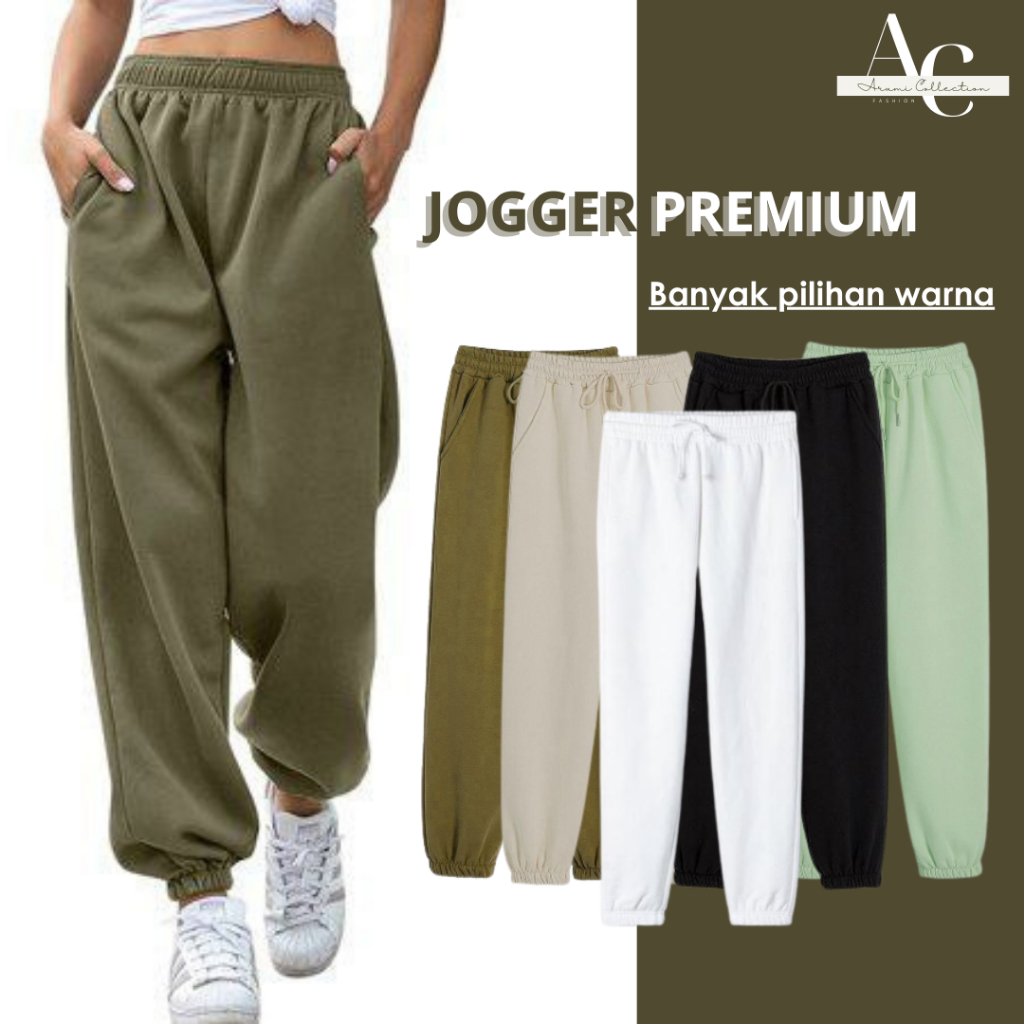 Jual Celana Joger Sweatpants Unisex Wanita Dan Pria Celana Panjang