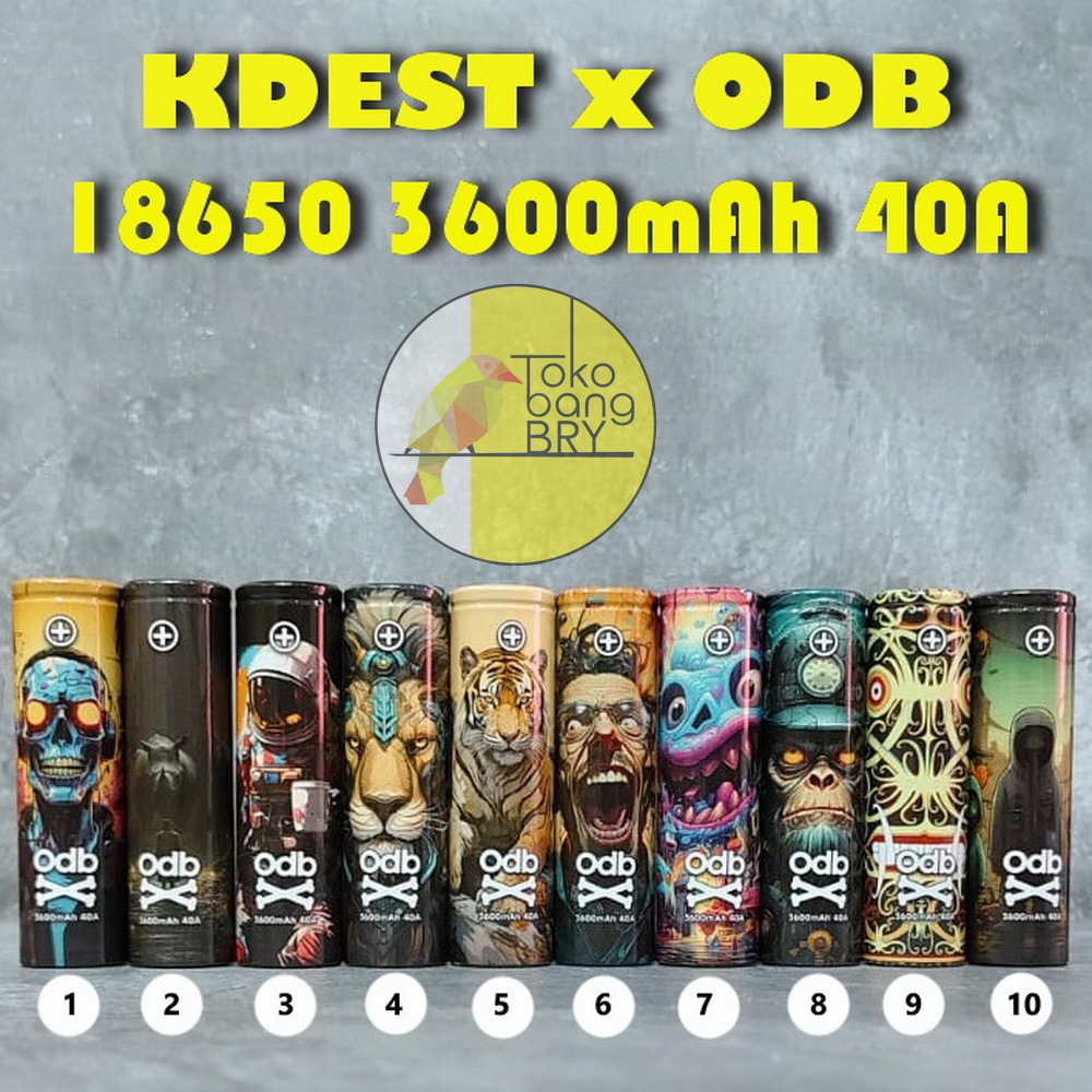 Jual Authentic Batre Kdest X Odb Mah A Battery Baterai