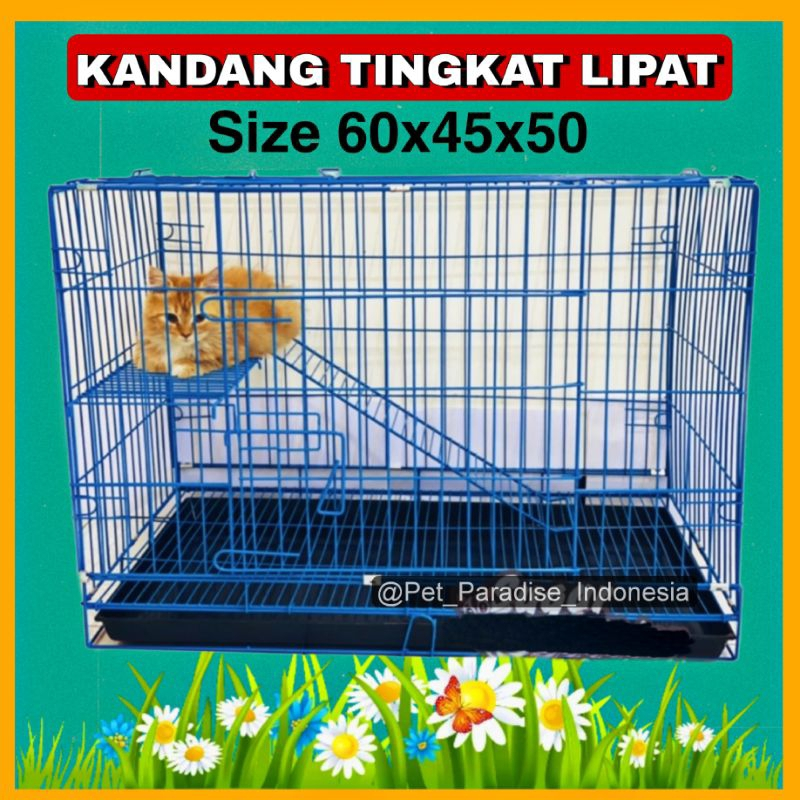 Jual Ppi Kandang Besi Lipat Tingkat Uk X X Anti Karat Kandang