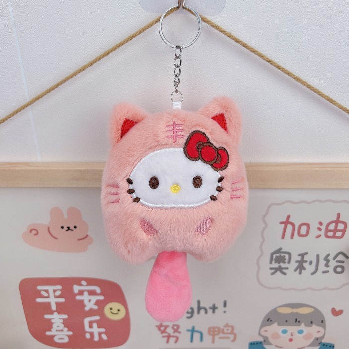 Jual Boneka Plush Doll Sanrio Kuromi Model Gantungan Mainan Empuk