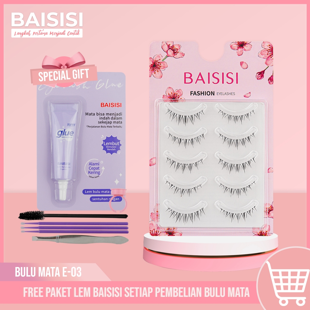 Jual Free Set Lem BAISISI E03 A03 Supernatural Ultra Halus Batang