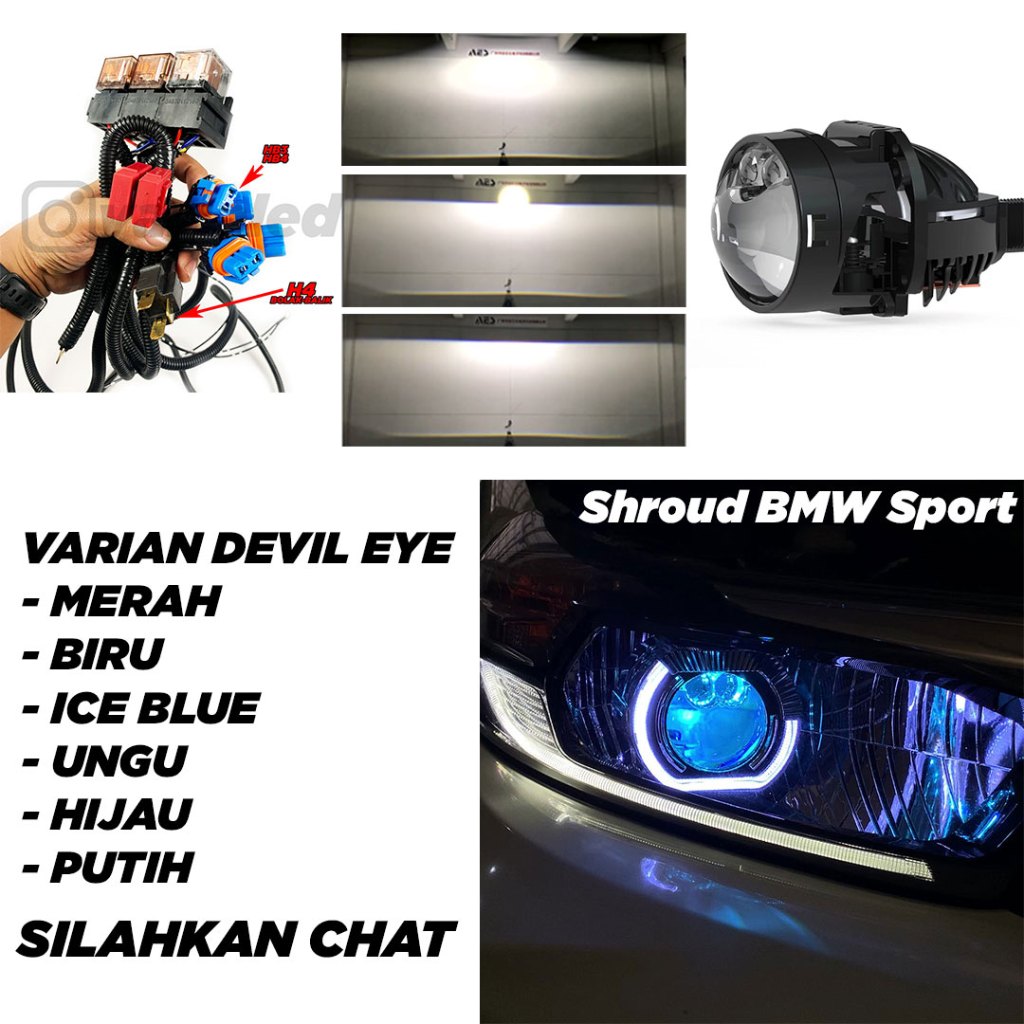 Jual Paketan Projie Biled AES Turbo SE Experince SHROUD BMW NEW OLD DE