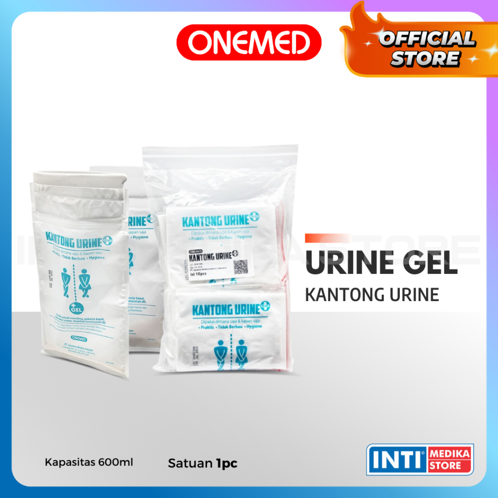 Jual Onemed Kantong Urine Gel Urine Bag Plus Gel Shopee Indonesia