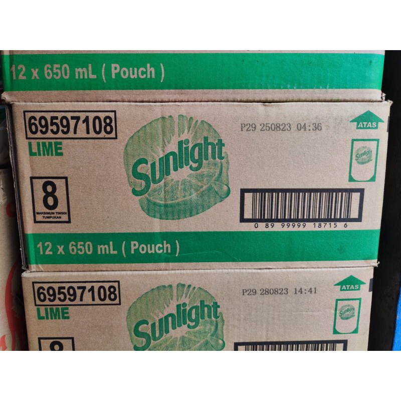 Jual SUNLIGHT SABUN CUCI PIRING 650ML PER DUS ISI 12 PCS Shopee Indonesia