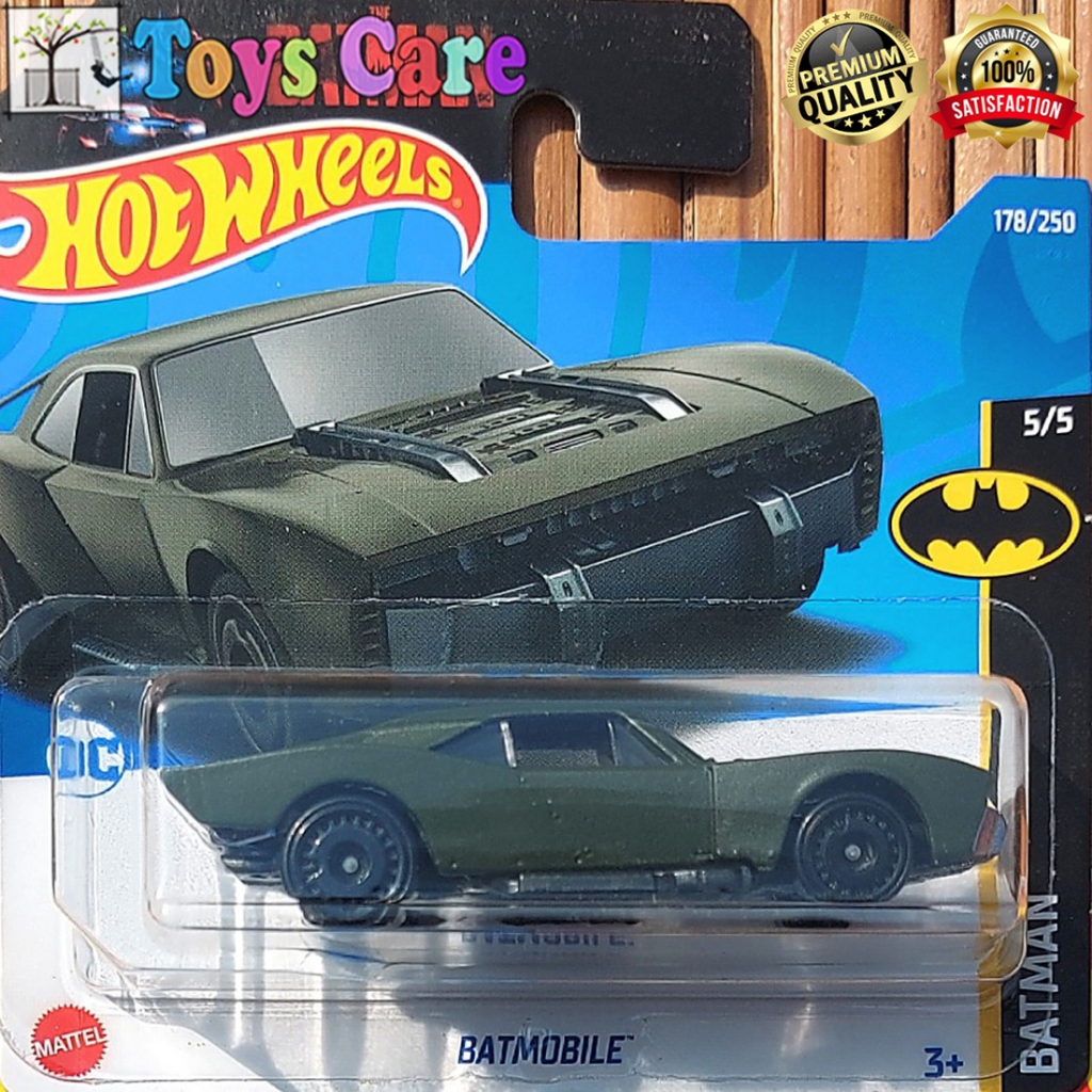 Jual Hotwheels The Batman Movie Batmobile Hijau Short Card