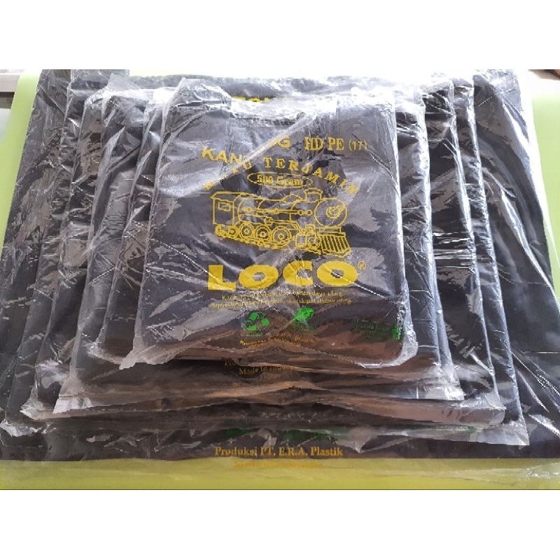 Jual Kantong Plastik Kresek Hitam Loco Tebal Shopee Indonesia