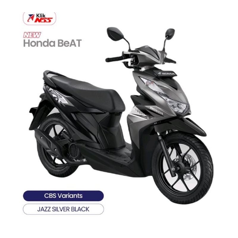 Jual STRIPING HONDA BEAT CBS FI TAHUN 2023 WARNA SILVER HITAM Shopee