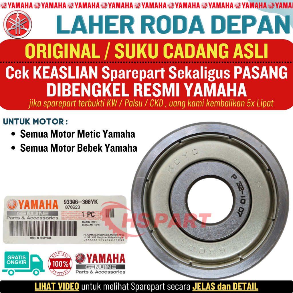 Jual Bearing Laher Lahar Yamaha Ori Mio Lama Mio Sporty Mio Soul