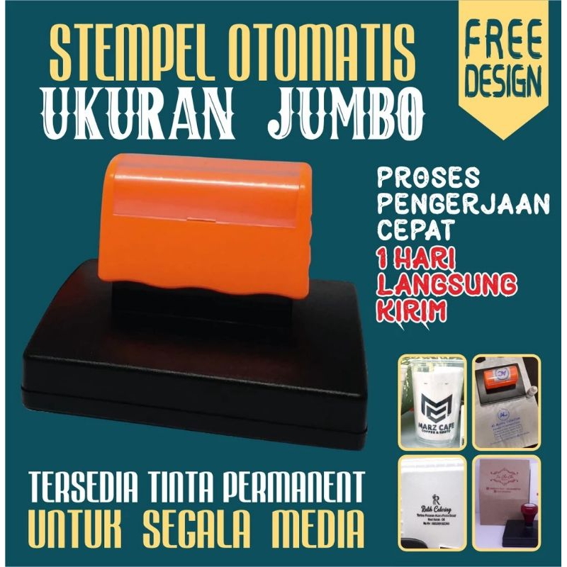 Jual Stempel Jumbo Kardus Dus Nasi Paper Bag Dll Shopee Indonesia