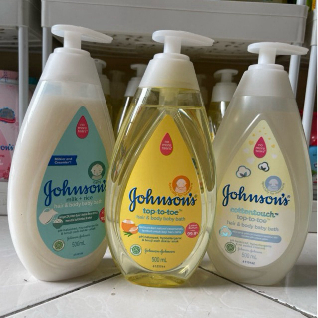 Jual Johnson S Baby Bath Top To Toe Cottontouch Milk Rice Ml