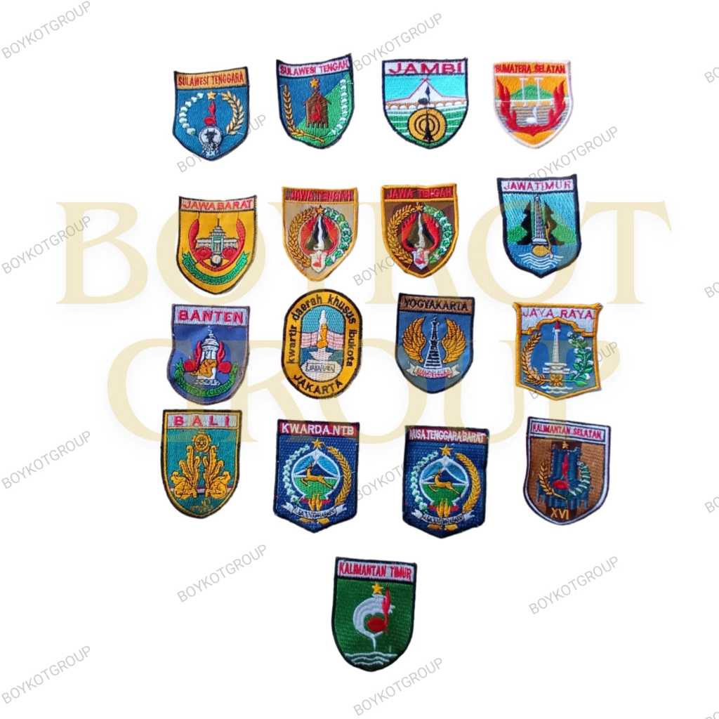 Jual Badge Kwarda Pramuka Emblem Bordir Kwarda Pramuka Ready Stok Badge