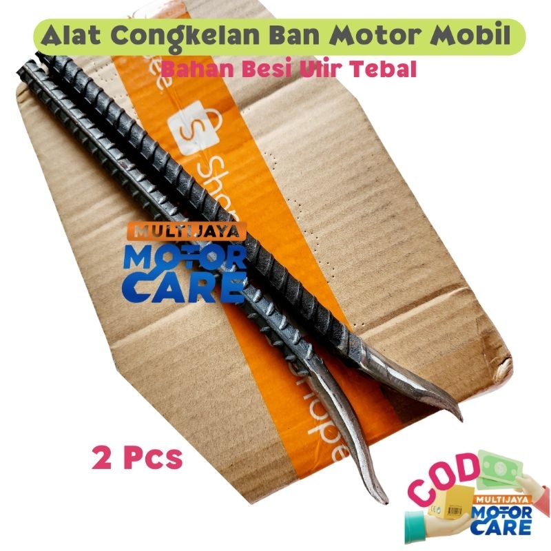 Jual 2 Pcs Alat Cukit Ban Motor Mobil Besi Ulir 13mm Panjang 30cm Kuat