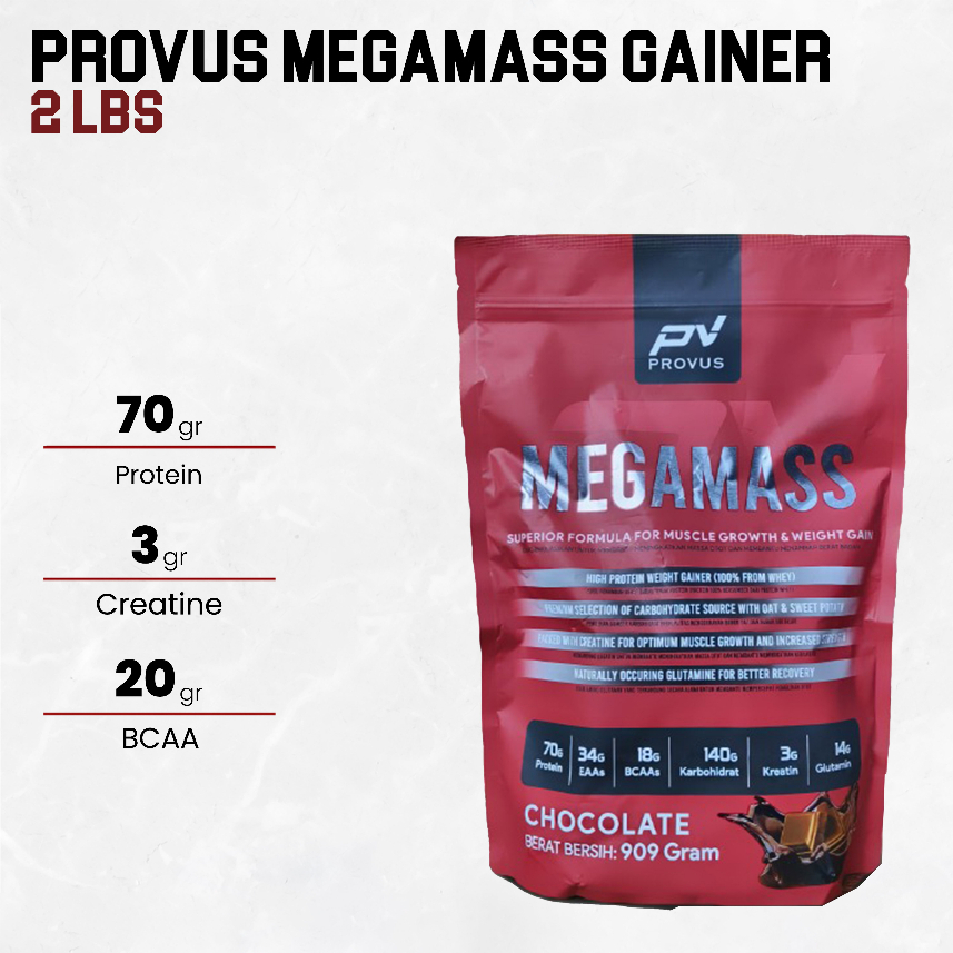 Jual Provus Megamass Gainer 2 Lbs Mass Weigth Gainer Shopee Indonesia