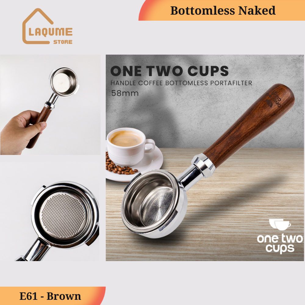 Jual Handle Coffee Portafilter Naked Bottomless 58mm Espresso Machine