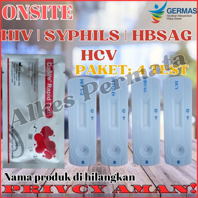 Jual Paket Hiv Syphilis Hbsag Dan Hcv Test Pemeriksaan Onsite