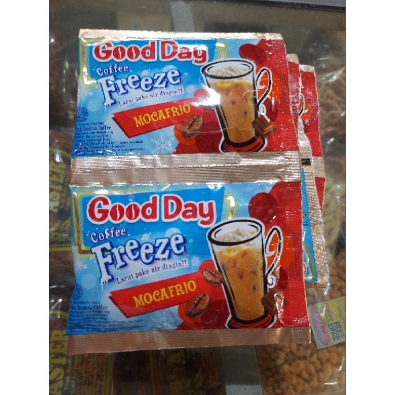 Jual Good Day Freeze Mocafrio Renceng Isi Pcs Shopee Indonesia