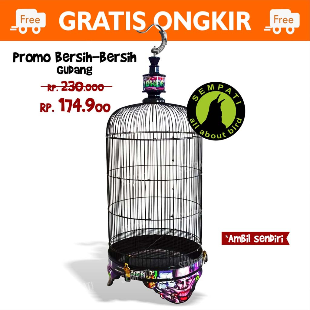 Jual Sangkar Lovebird Sempati Nomor Kandang Sangkar Burung