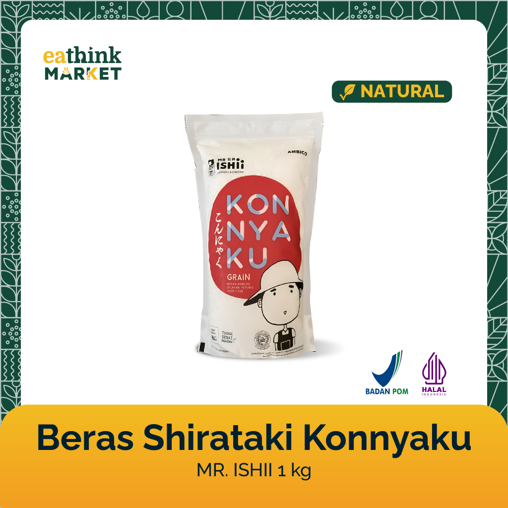 Jual Beras Shirataki Konnyaku Grain Rendah Kalori Mr Ishii Kg